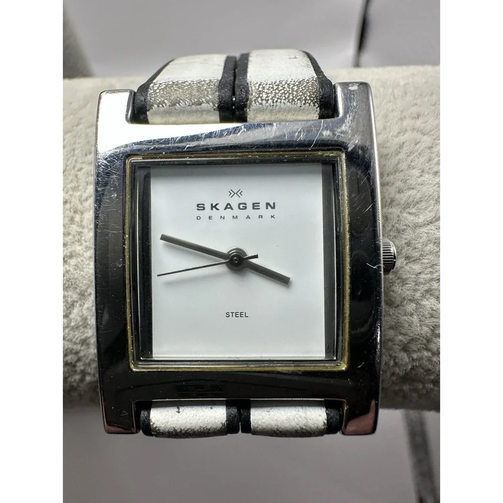 Skagen 228SSLW/B Ladies Watch New Battery 25MM‎ 7.5